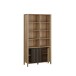 Regal >JYTANA< in Mauvella Eiche Dekor - 103,4x200,3x40,3cm (BxHxT)