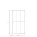 Schuhschrank >ALICE SPRINGS< in Taupe - 109,2x191,9x34,9cm (BxHxT)