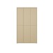 Garderobenschrank >ALICE SPRINGS< in Buttergelb - 109,2x191,9x34,9cm (BxHxT)
