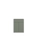Schuhkommode >ALICE SPRINGS< in Salbei - 74,5x99,1x34,9cm (BxHxT)