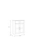 Schuhkommode >BOHOL< in Eiche Dekor / Sibiu - 86,4x99,3x42cm (BxHxT)