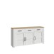 Sideboard >BOHOL< in Eiche Dekor / Sibiu - 166,1x87x42cm (BxHxT)