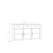Sideboard >BOHOL< in Eiche Dekor / Sibiu - 166,1x87x42cm (BxHxT)