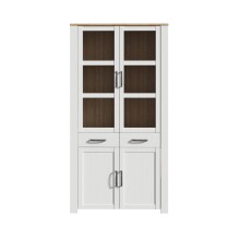 Stauraumvitrine >BOHOL< in Eiche Dekor / Sibiu -...