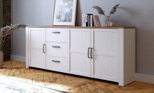 Sideboard >BOHOL< in Eiche Dekor / Sibiu -...