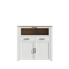 Barschrank >BOHOL< in Eiche Dekor / Sibiu -...
