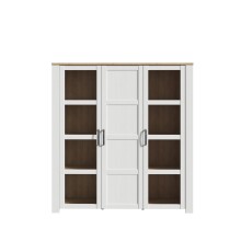 Stauraumvitrine >BOHOL< in Eiche Dekor / Sibiu -...