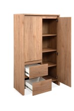 Highboard >Genf< in Jackson Hickory
(Eiche) Dekor - 86x140x40cm (BxHxT)