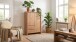 Highboard >Genf< in Jackson Hickory
(Eiche) Dekor - 86x140x40cm (BxHxT)