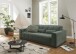 Big-Sofa >Maggy< Sitztiefen- / Kopfteilverstellung, Cord oliv - 242x110x121cm (BxHxT)