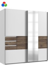 Schwebetürenschrank >BAMBERG< (BxH: 180x198...