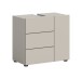 Waschbeckenunterschrank >Vira< in kaschmir - 60x57x34cm (BxHxT)