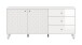 Sideboard >Prisma< in Weiß - 170x76x40cm (BxHxT)