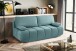 Schlafsofa >Lauder< in mint-blau, Cord - 207x93x105cm (BxHxT)
