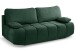 Schlafsofa >Lauder< in smaragdgrün, Cord - 207x93x105cm (BxHxT)