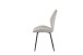 Esszimmerstuhl >Christin< 2er Set in creme, Velouroptik - 52x75x58cm (BxHxT)
