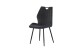 Esszimmerstuhl >Christin< 2er Set in anthrazit, Velouroptik - 52x75x58cm (BxHxT)