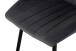 Esszimmerstuhl >Christin< 2er Set in anthrazit, Velouroptik - 52x75x58cm (BxHxT)