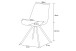 Drehstuhl >Emilia< 2er Set in creme, Webstoff - 52x85x61cm (BxHxT)