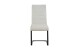 Freischwinger >Leni< 2er Set in creme, Strukturstoff - 43x98x59cm (BxHxT)