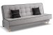 Schlafsofa >Bono< in hellgrau, Strukturstoff - 199x91x91cm (BxHxT)