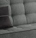 Schlafsofa >Bono< in grau, Strukturstoff - 199x91x91cm (BxHxT)