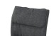 Freischwinger >Frieda< 2er Set in anthrazit, Chenille-Optik - 47x94x61cm (BxHxT)