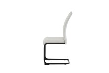 Freischwinger >Hanna< 2er Set in creme, Webstoff - 43x98x59cm (BxHxT)
