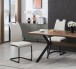 Freischwinger >Hanna< 2er Set in creme, Webstoff - 43x98x59cm (BxHxT)