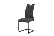 Freischwinger >Hanna< 2er Set in anthrazit, Webstoff - 43x98x59cm (BxHxT)