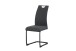 Freischwinger >Hanna< 2er Set in anthrazit, Webstoff - 43x98x59cm (BxHxT)