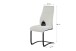 Freischwinger >Tina< 2er Set in creme, Strukturstoff - 43x98x59cm (BxHxT)