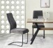 Freischwinger >Tina< 2er Set in anthrazit, Strukturstoff - 43x98x59cm (BxHxT)