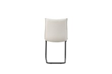 Freischwinger >Sonja< 2er Set in creme, Webstoff - 46x89x57cm (BxHxT)