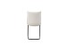 Freischwinger >Sonja< 2er Set in creme, Webstoff - 46x89x57cm (BxHxT)