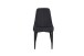 Stuhl >Claudia< 2er Set in anthrazit, Velouroptik - 44x88x58cm (BxHxT)