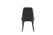 Stuhl >Claudia< 2er Set in anthrazit, Velouroptik - 44x88x58cm (BxHxT)
