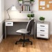 Rollcontainer >BAHAMAS< in SAHARAGRAU + WEISS - 46x58x40cm (BxHxT)