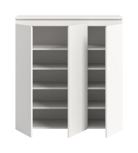 Highboard >Scarpa< in Weiß - 105x111x37cm (BxHxT)