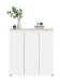 Highboard >Scarpa< in Weiß - 105x111x37cm (BxHxT)