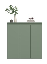 Highboard >Scarpa< in Smoke Green - 105x111x37cm (BxHxT)