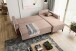 Ecksofa >Marti< in altrosa, Cord - 230x89x148cm (BxHxT)