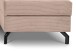 Ecksofa >Marti< in altrosa, Cord - 230x89x148cm (BxHxT)