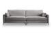 4-Sitzer >Venti< in hellgrau, Webstoff - 286x92x97cm (BxHxT)
