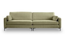 4-Sitzer >Venti< in grün, Webstoff - 286x92x97cm (BxHxT)