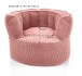 Sessel >Snuggle< in rosa, Cord - 95x65x95cm (BxHxT)