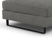 Ecksofa >Bolivia< in grau, Cord - 276x91x183cm (BxHxT)