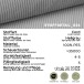 Ecksofa >Marti< in hellgrau, Cord - 230x89x148cm (BxHxT)