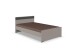Bett >BAHAMAS< in GRAFIT + SAHARAGRAU - 146x80x210cm (BxHxT)