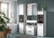 Badezimmer-Set >Kojak< in Weiß Hochglanz - 60x188x37cm (BxHxT)